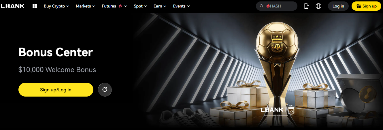 Bonus LBank: 10% sconto sulle commissioni e welcome pack fino a 10.000 dollari